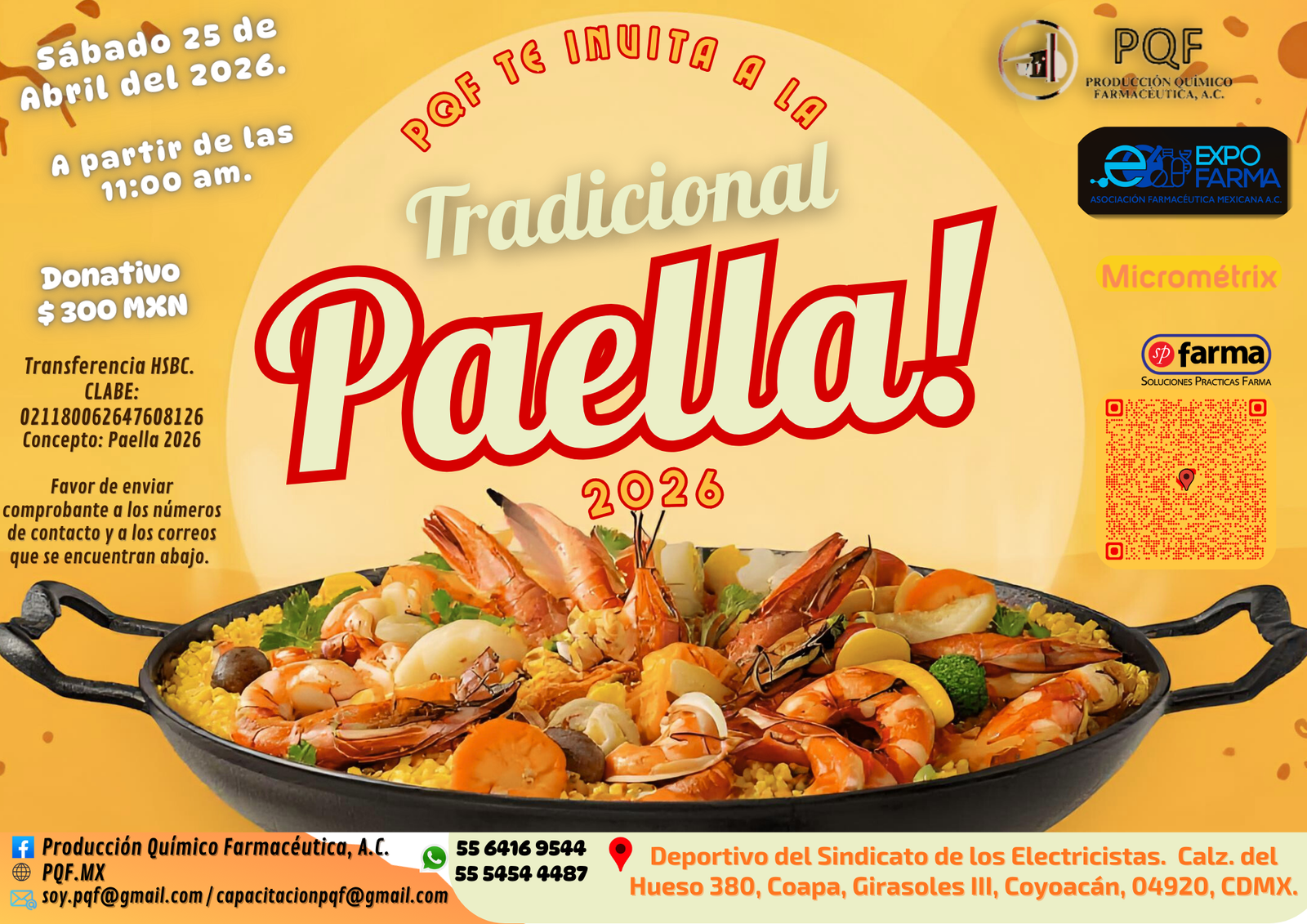 Flyer Tradicional Paella 2026