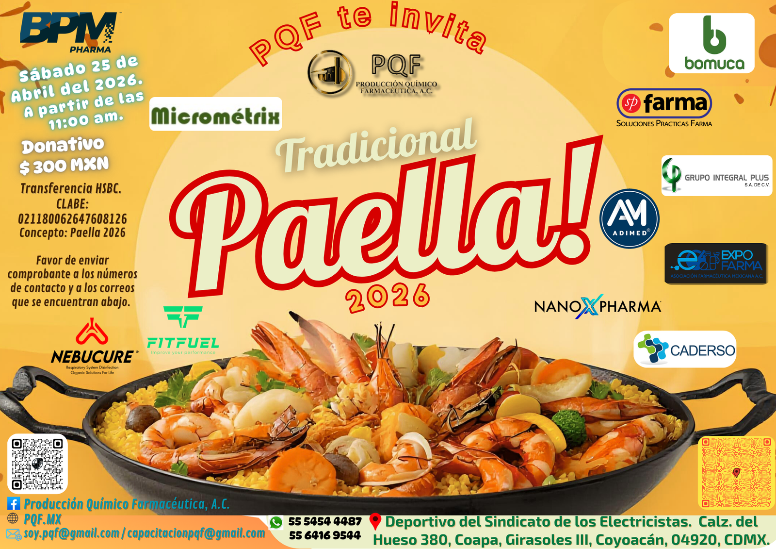 Flyer Tradicional Paella 2026